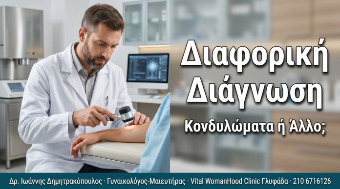 Διαφορική Διάγνωση: Κονδυλώματα ή Σπίλοι, Σμηγματογόνες Κύστες & Μαλάκιο;