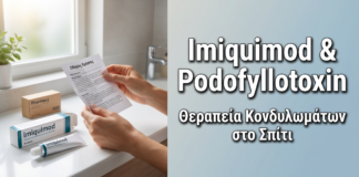 Imiquimod & Podofyllotoxin: Φαρμακευτική Θεραπεία Κονδυλωμάτων στο Σπίτι