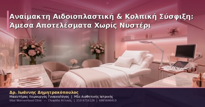 Αναίμακτη Αιδοιοπλαστική & Κολπική Σύσφιξη: Άμεσα Αποτελέσματα Χωρίς Νυστέρι