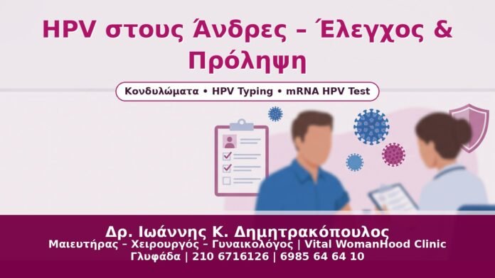 HPV στους Άνδρες – Έλεγχος & Πρόληψη - Δρ. Ιωάννης Κ. Δημητρακόπουλος