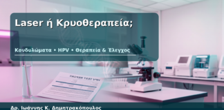 Laser ή Κρυοθεραπεία; - Δρ. Ιωάννης Κ. Δημητρακόπουλος
