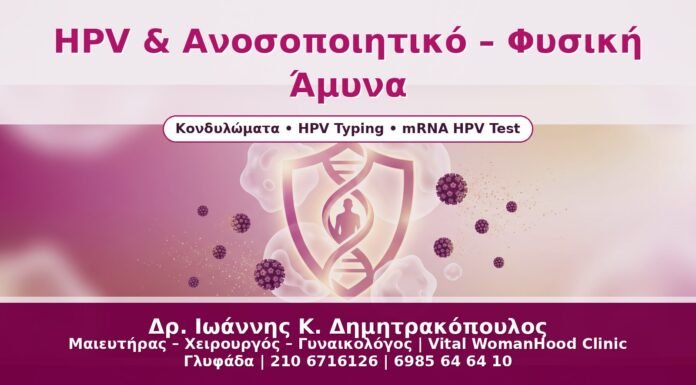 HPV & Ανοσοποιητικό – Φυσική Άμυνα - Δρ. Ιωάννης Κ. Δημητρακόπουλος