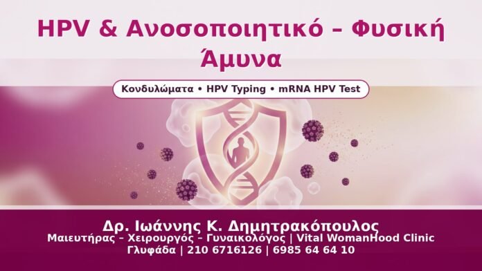 HPV & Ανοσοποιητικό – Φυσική Άμυνα - Δρ. Ιωάννης Κ. Δημητρακόπουλος