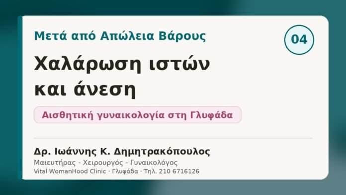 Αισθητική Γυναικολογία μετά από απώλεια βάρους