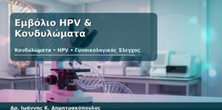 Εμβόλιο HPV & Κονδυλώματα - Δρ. Ιωάννης Κ. Δημητρακόπουλος