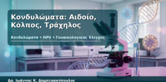 Κονδυλώματα: Αιδοίο, Κόλπος, Τράχηλος - Δρ. Ιωάννης Κ. Δημητρακόπουλος