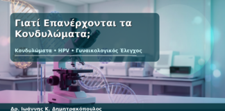 Γιατί Επανέρχονται τα Κονδυλώματα; - Δρ. Ιωάννης Κ. Δημητρακόπουλος