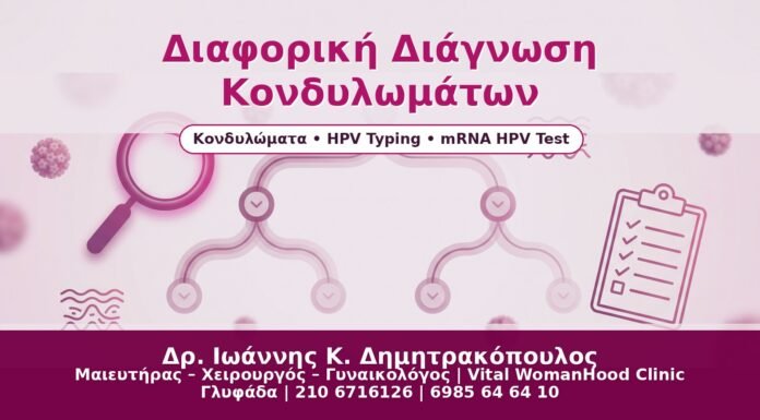 Διαφορική Διάγνωση Κονδυλωμάτων - Δρ. Ιωάννης Κ. Δημητρακόπουλος