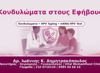 Κονδυλώματα στους Εφήβους - Δρ. Ιωάννης Κ. Δημητρακόπουλος
