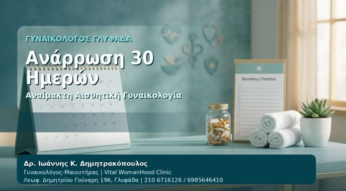 Ανάρρωση 30 Ημερών - Γυναικολόγος Γλυφάδα: Ανάρρωση μετά από Αναίμακτη Αιδοιοπλαστική — Οδηγός 30 Ημερών από τον Δρ. Ιωάννη Κ. Δημητρακόπουλο, Γυναικολόγο-Μαιευτήρα στη Γλυφάδα