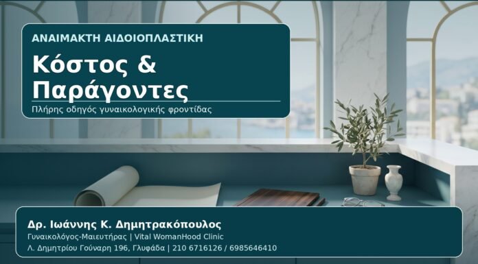 Κόστος & Παράγοντες - Γυναικολόγος Γλυφάδα: Αναίμακτη Αιδοιοπλαστική — Κόστος, Παράγοντες και Τι Περιλαμβάνει το Ραντεβού από τον Δρ. Ιωάννη Κ. Δημητρακόπουλο, Γυναικολόγο-Μαιευτήρα στη Γλυφάδα