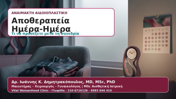 Αποθεραπεία μετά από Αναίμακτη Αιδοιοπλαστική: Οδηγός Ημέρα-Ημέρα Αποθεραπεία μετά από Αναίμακτη Αιδοιοπλαστική: Οδηγός Ημέρα-Ημέρα