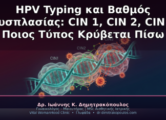 HPV Typing και Βαθμός Δυσπλασίας: CIN 1, CIN 2, CIN 3 – Ποιος Τύπος Κρύβεται Πίσω