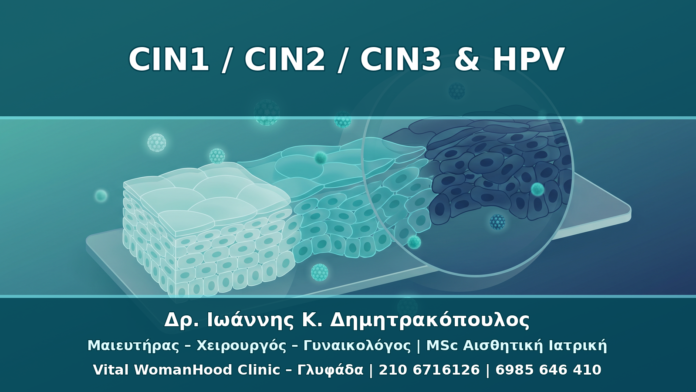 CIN1, CIN2, CIN3: Τι Σημαίνουν μετά από Θετικό HPV Typing