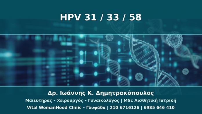 HPV 31, 33 και 58: Ενδιάμεσος Κίνδυνος και Εξατομικευμένο Follow-up HPV 31, 33 και 58: Ενδιάμεσος Κίνδυνος και Εξατομικευμένο Follow-up