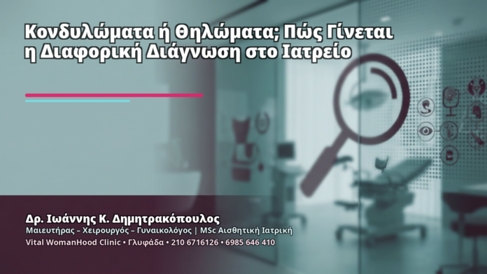 Κονδυλώματα ή Θηλώματα; Πώς Γίνεται η Διαφορική Διάγνωση στο Ιατρείο - Δρ. Ιωάννης Κ. Δημητρακόπουλος