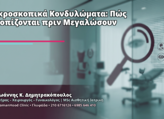 Μικροσκοπικά Κονδυλώματα: Πώς Εντοπίζονται πριν Μεγαλώσουν Μικροσκοπικά Κονδυλώματα: Πώς Εντοπίζονται πριν Μεγαλώσουν - Δρ. Ιωάννης Κ. Δημητρακόπουλος