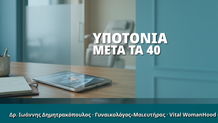 Γυναικολόγος Γλυφάδα: Υποτονία μετά τα 40