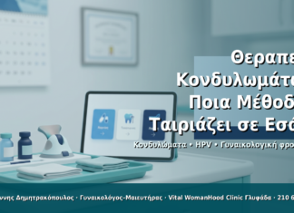 Θεραπεία Κονδυλωμάτων: Ποια Μέθοδος Ταιριάζει σε Εσάς; - Δρ. Ιωάννης Δημητρακόπουλος · Γυναικολόγος–Μαιευτήρας · Vital WomanHood Clinic Γλυφάδα · 210 6716126