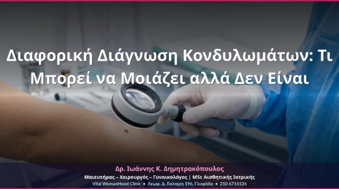 Διαφορική Διάγνωση Κονδυλωμάτων: Τι Μπορεί να Μοιάζει αλλά Δεν Είναι