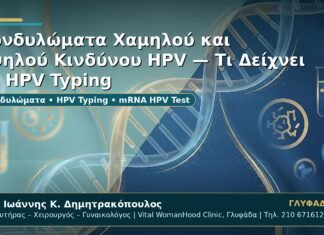 Γυναικολόγος Γλυφάδα: Κονδυλώματα Χαμηλού και Υψηλού Κινδύνου HPV — Τι Δείχνει το HPV Typing