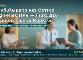 Γυναικολόγος Γλυφάδα: Κονδυλώματα και Θετικό High-Risk HPV — Γιατί Δεν Σημαίνει Πάντα Καρκίνο