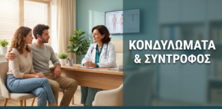 Γυναικολόγος Γλυφάδα: Κονδυλώματα & Σύντροφος: Πρωτόκολλο Ελέγχου & Επικοινωνίας — Δρ. Δημητρακόπουλος Γλυφάδα
