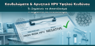 Κονδυλώματα & Αρνητικό HPV Υψηλού Κινδύνου - Δρ. Ιωάννης Κ. Δημητρακόπουλος Γυναικολόγος Γλυφάδα