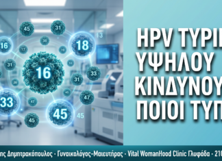 HPV Typing Υψηλού Κινδύνου: Ποιοι Τύποι Χρειάζονται Παρακολούθηση — Δρ. Δημητρακόπουλος Γλυφάδα
