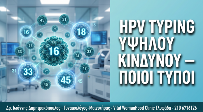 HPV Typing Υψηλού Κινδύνου: Ποιοι Τύποι Χρειάζονται Παρακολούθηση — Δρ. Δημητρακόπουλος Γλυφάδα