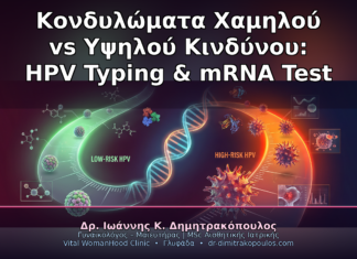 Κονδυλώματα Χαμηλού vs Υψηλού Κινδύνου: Πώς το HPV Typing και το mRNA Test Καθορίζουν τη Θεραπεία