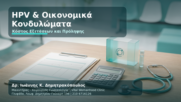HPV & Κονδυλώματα: Κόστος Εξετάσεων, Θεραπείας και Εμβολιασμού στην Ελλάδα - Δρ. Ιωάννης Κ. Δημητρακόπουλος