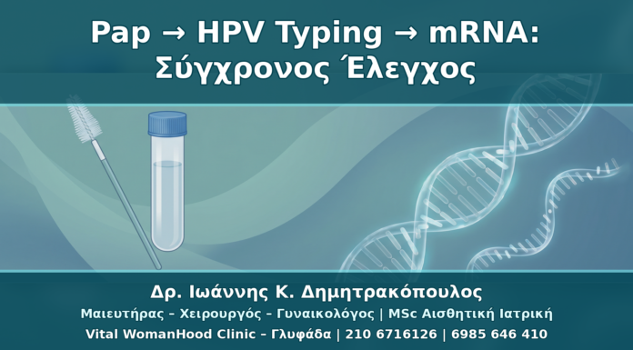 Από το Pap Test στο HPV Typing και το mRNA HPV Test: Σύγχρονος Έλεγχος HPV