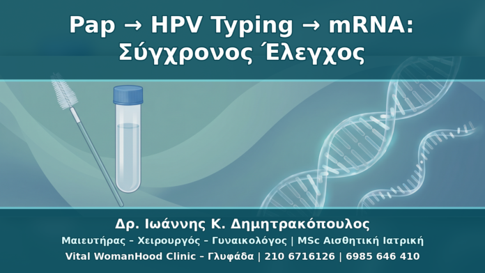 Από το Pap Test στο HPV Typing και το mRNA HPV Test: Σύγχρονος Έλεγχος HPV