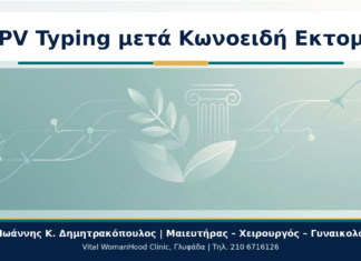 HPV Typing και Ιστορικό Κωνοειδούς Εκτομής: Μακροχρόνια Παρακολούθηση HPV Typing μετά Κωνοειδή Εκτομή - Δρ. Ιωάννης Κ. Δημητρακόπουλος