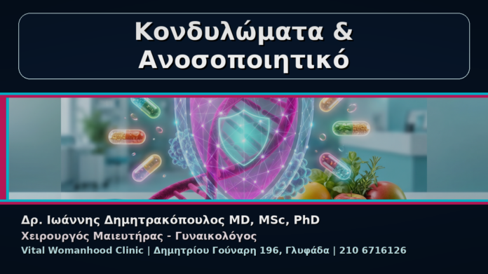 cover_10_kondylomata-anosopoiitiko-ti-mporei-na-voithisei Κονδυλώματα & Ανοσοποιητικό - Γυναικολόγος Γλυφάδα: Κονδυλώματα και Ανοσοποιητικό – Τι Μπορεί να Βοηθήσει | Δρ. Ιωάννης Δημητρακόπουλος