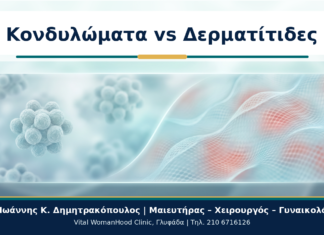 Κονδυλώματα vs Δερματίτιδες - Δρ. Ιωάννης Κ. Δημητρακόπουλος