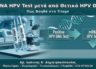 mRNA HPV Test μετά από Θετικό HPV DNA - Δρ. Ιωάννης Κ. Δημητρακόπουλος Γυναικολόγος Γλυφάδα