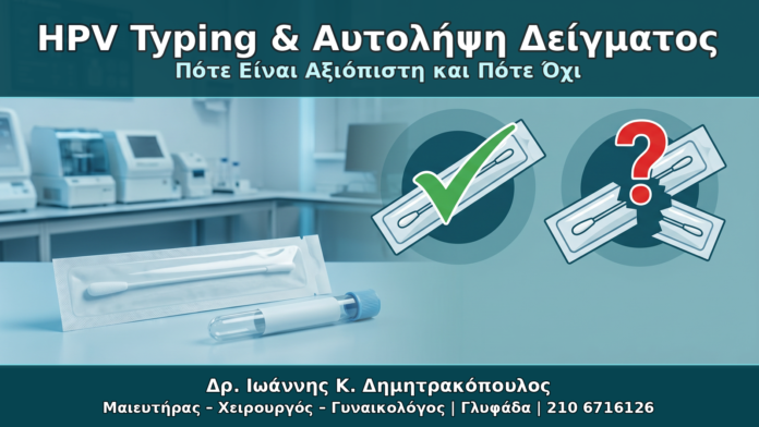 HPV Typing & Αυτολήψη Δείγματος - Δρ. Ιωάννης Κ. Δημητρακόπουλος Γυναικολόγος Γλυφάδα