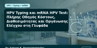 HPV Typing και mRNA HPV Test: Πλήρης Οδηγός Κόστους, Διαθεσιμότητας και Οργάνωσης Ελέγχου στη Γλυφάδα - Δρ. Ιωάννης Κ. Δημητρακόπουλος Γυναικολόγος Γλυφάδα
