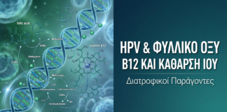 HPV & Φυλλικό Οξύ / Βιταμίνη B12 — Διατροφικοί Παράγοντες Κάθαρσης