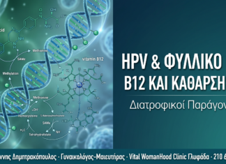 HPV & Φυλλικό Οξύ / Βιταμίνη B12 — Διατροφικοί Παράγοντες Κάθαρσης HPV & Φυλλικό Οξύ / Βιταμίνη B12 — Διατροφικοί Παράγοντες Κάθαρσης