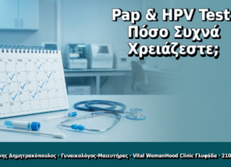Πρωτόκολλο Προσυμπτωματικού Ελέγχου HPV & Pap: Πόσο Συχνά; Pap & HPV Test: Πόσο Συχνά Χρειάζεστε; - Δρ. Ιωάννης Δημητρακόπουλος, Γυναικολόγος Γλυφάδα