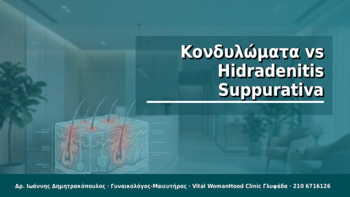 Κονδυλώματα vs Hidradenitis Suppurativa