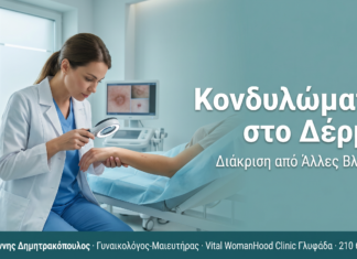 Κονδυλώματα στο Δέρμα: Διάκριση από Άλλες Δερματικές Βλάβες Κονδυλώματα στο Δέρμα: Διάκριση από Άλλες Δερματικές Βλάβες
