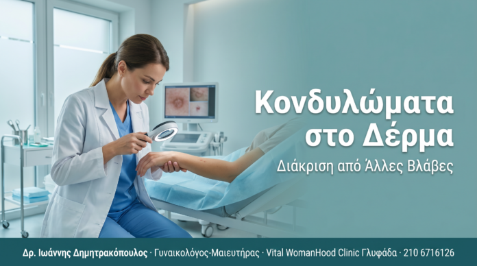 Κονδυλώματα στο Δέρμα: Διάκριση από Άλλες Δερματικές Βλάβες Κονδυλώματα στο Δέρμα: Διάκριση από Άλλες Δερματικές Βλάβες