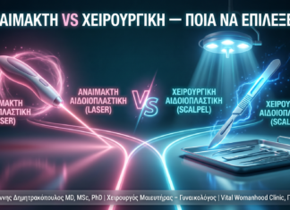 Γυναικολόγος Γλυφάδα: Αναίμακτη Αιδοιοπλαστική vs Χειρουργική – Ποια να Επιλέξετε