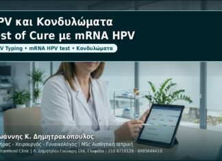 HPV και Κονδυλώματα: Test of Cure με mRNA HPV μετά τη θεραπεία - Δρ. Ιωάννης Κ. Δημητρακόπουλος, Γυναικολόγος Γλυφάδα