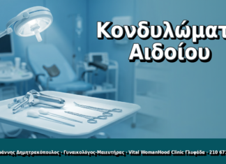 Κονδυλώματα Αιδοίου - Δρ. Ιωάννης Δημητρακόπουλος, Γυναικολόγος Γλυφάδα