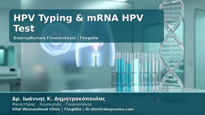 Γυναικολόγος Γλυφάδα: HPV Typing και mRNA HPV Test πριν από Επανορθωτική Γυναικολογία - Πότε Χρειάζονται